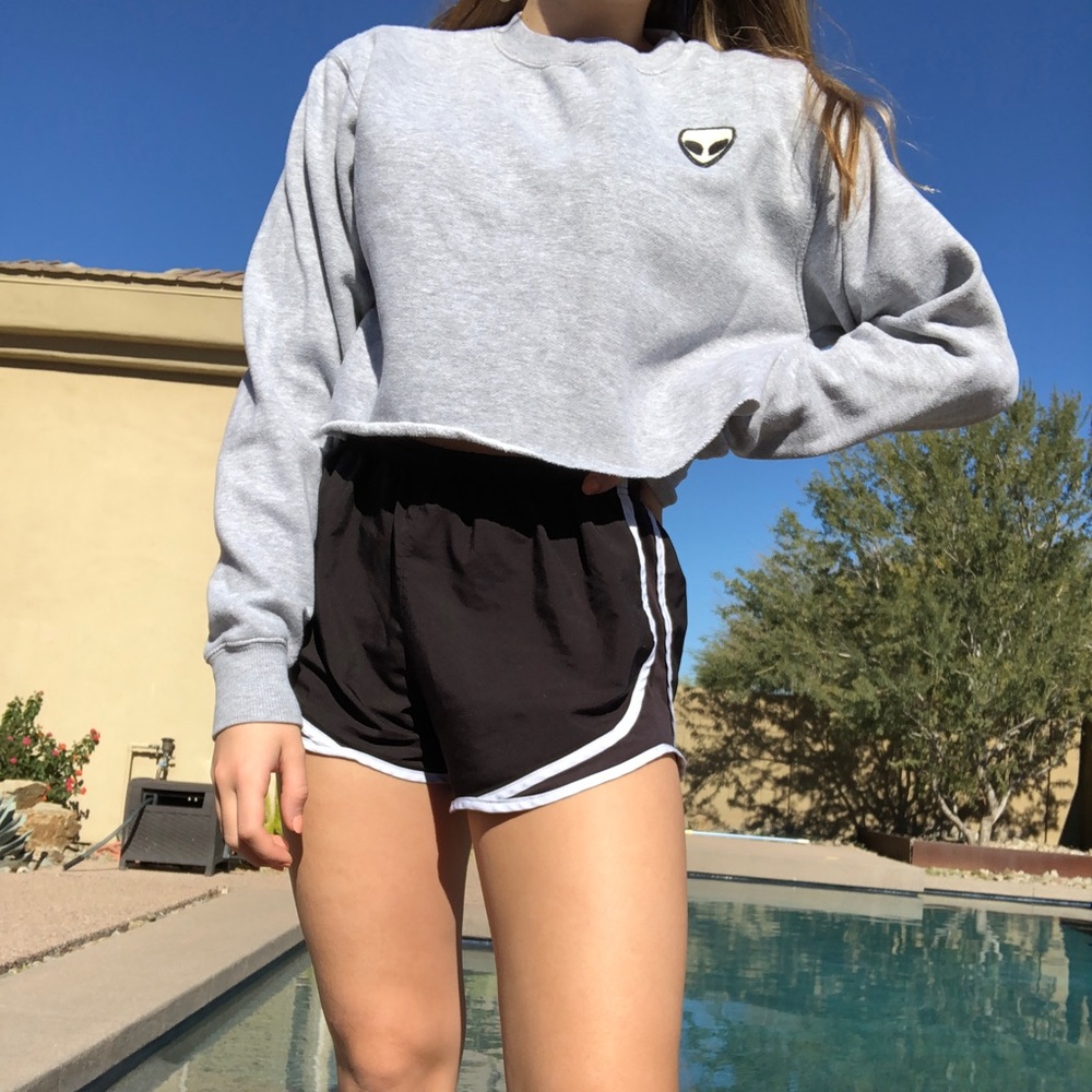 Grey Brandy Melville sweatshirt